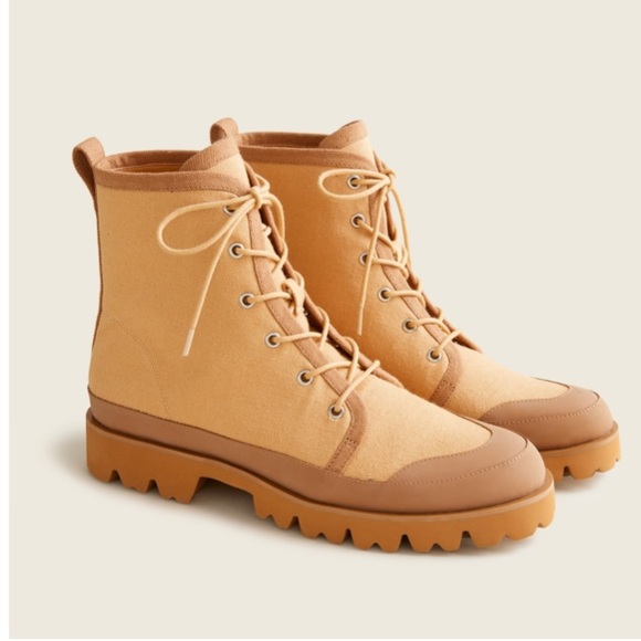 HP🎉NWT🛍J Crew Canvas Boots - Picture 2 of 11